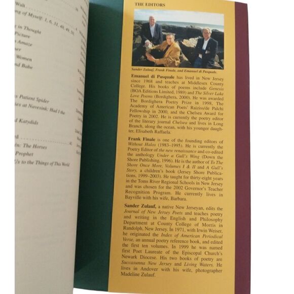 The Poets of New Jersey From Colonial to Contemporary Paperback 2005 W Whitman. - Picture 9 of 16